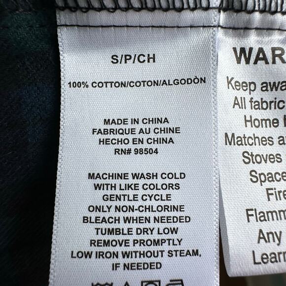 Lanz of Salzburg Sweet & Simple Black Watch Plaid Flannel Nightgown - Picture 8 of 8